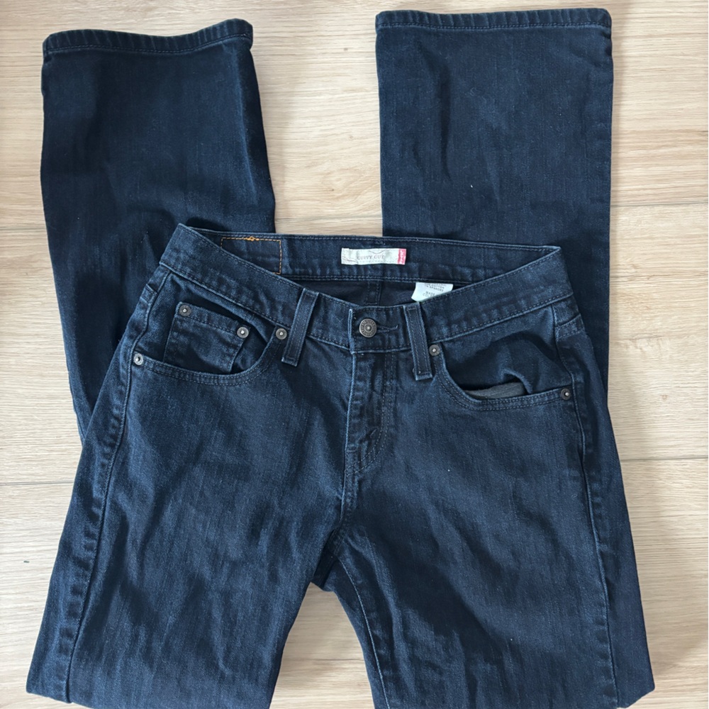 Levi's Women's Dark Blue Straight Leg Jeans